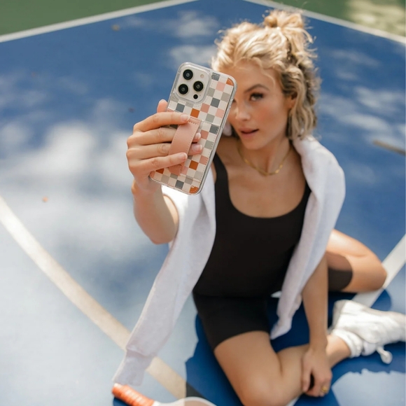 Walli Coastal Check Samsung S22 Ultra phone case - Picture 5 of 7